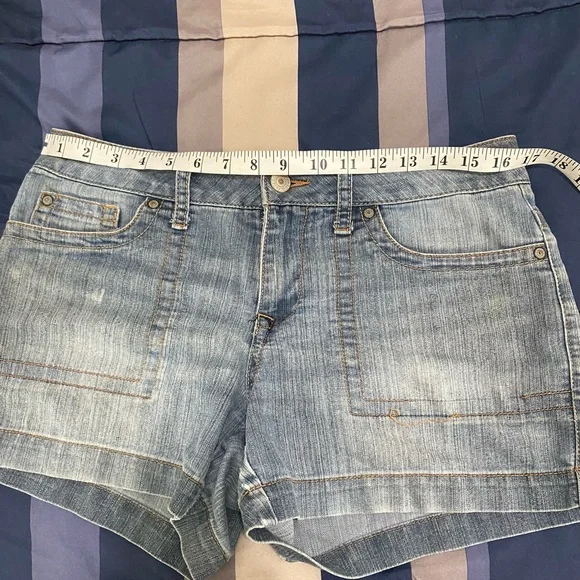 Vintage Faded Glory Light Blue Jean Shorts - Picture 6 of 8